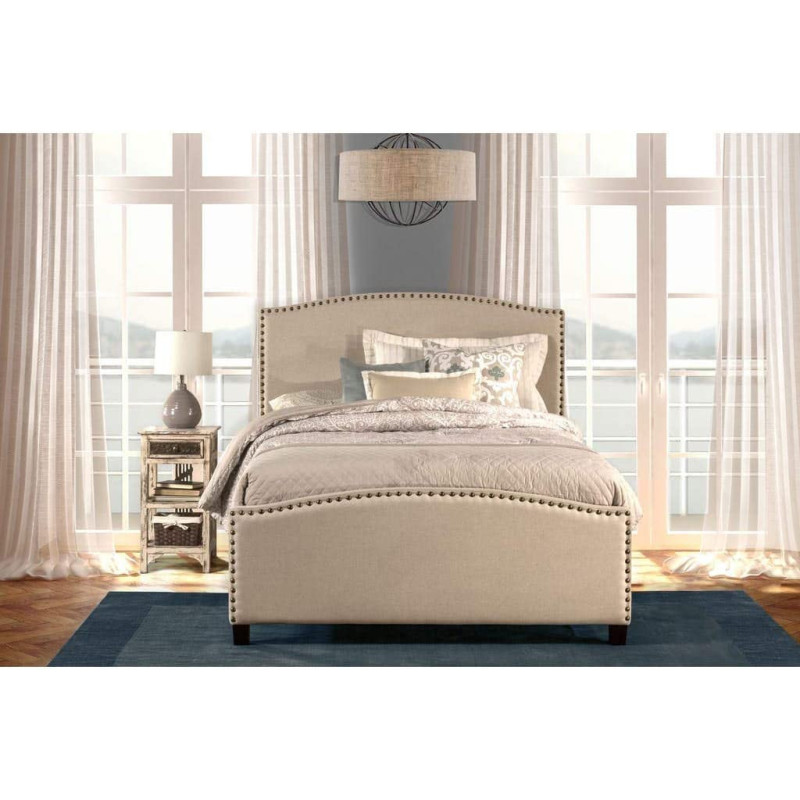 R2R Furniture Ranger Upholstered Standard Bed Queen Size With Mattress - 160Cm X 200Cm