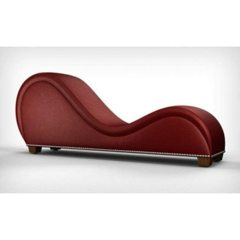 R2R Furniture Relaxation Sofa With Studs-Red