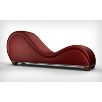 R2R Furniture Relaxation Sofa With Studs-Red