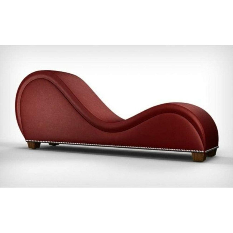 R2R Furniture Relaxation Sofa With Studs-Red