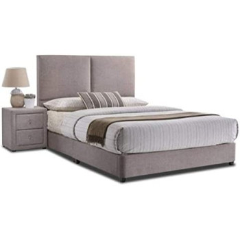R2R Furniture Retech Fabric Storage Bed Frame - Queen Size