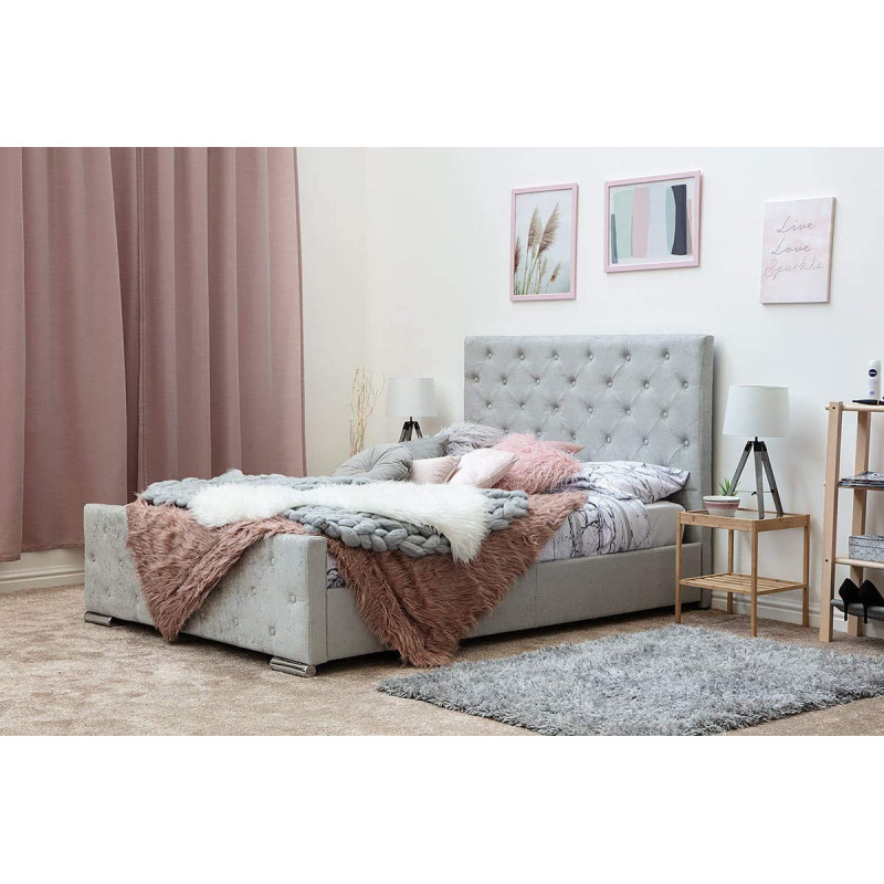 R2R Furniture Rexial Bed Upholstered King Size (180X200)