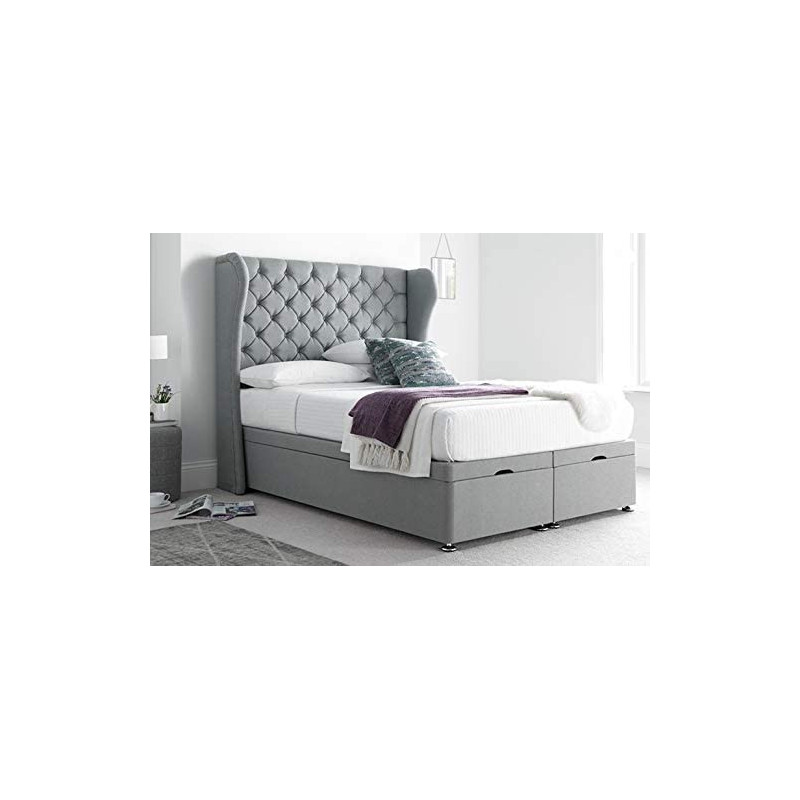 R2R Furniture Richmond Winged Divan/Drawers Bed Queen Size