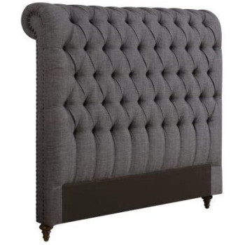 R2R Furniture Rolled Design Headboard - Queen Size