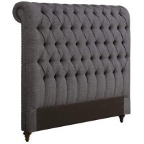 R2R Furniture Rolled Design Headboard - Queen Size