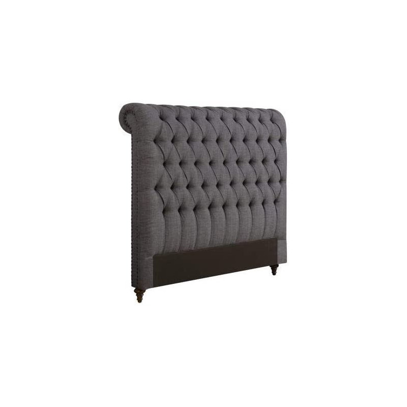R2R Furniture Rolled Design Headboard - Queen Size