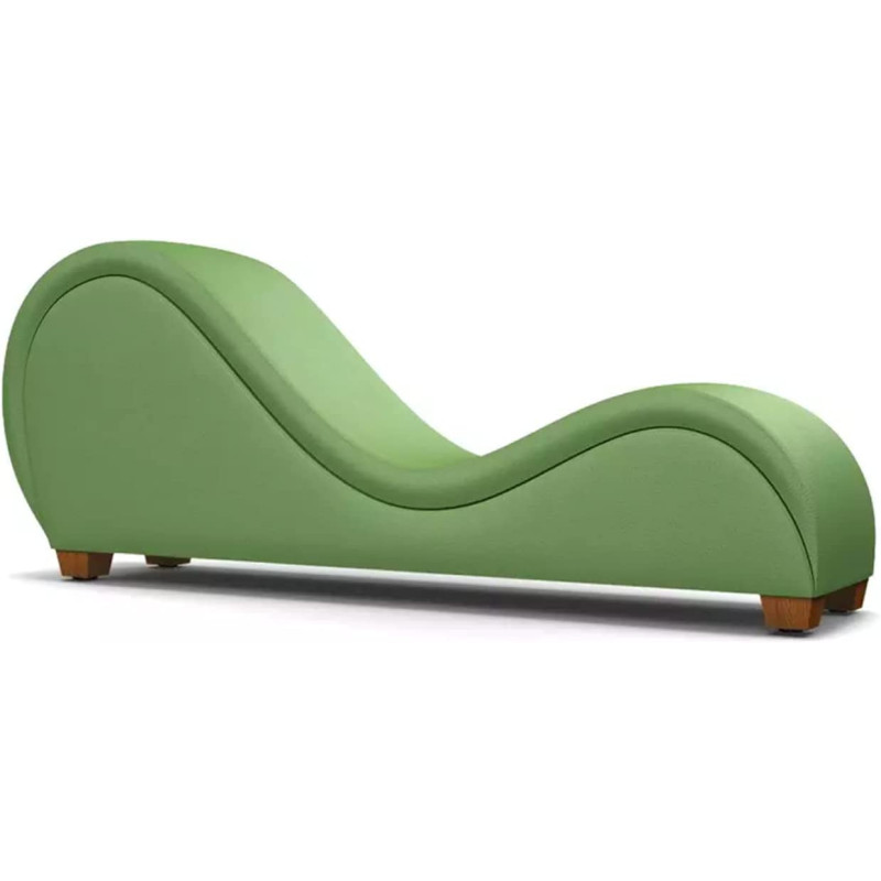 R2R Furniture S Shape Sofa In Green Pvc Leather R2R Manufacturing Company.