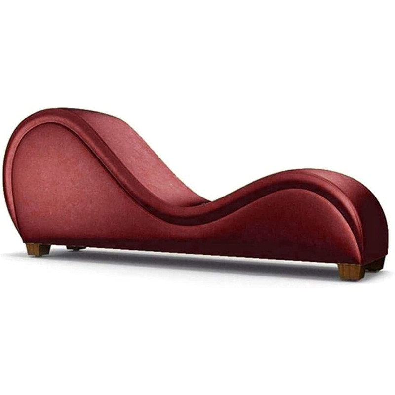 R2R Furniture S Shape Sofa In Red Pvc Leather R2R Manufacturing Company.