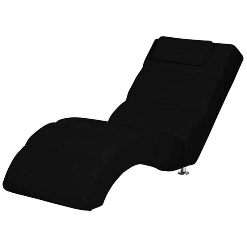 R2R Furniture S-Shaped Relaxation Chair Black