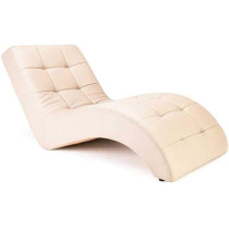 R2R Furniture S-Shaped Relaxation Loungers Beige