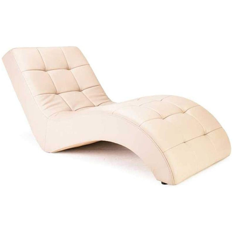 R2R Furniture S-Shaped Relaxation Loungers Beige