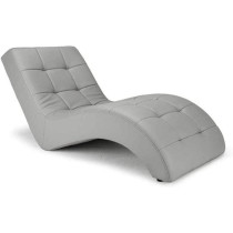 R2R Furniture S-Shaped Relaxation Loungers, Grey