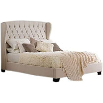 R2R Furniture Sandra Grey Fabric Bed Frame