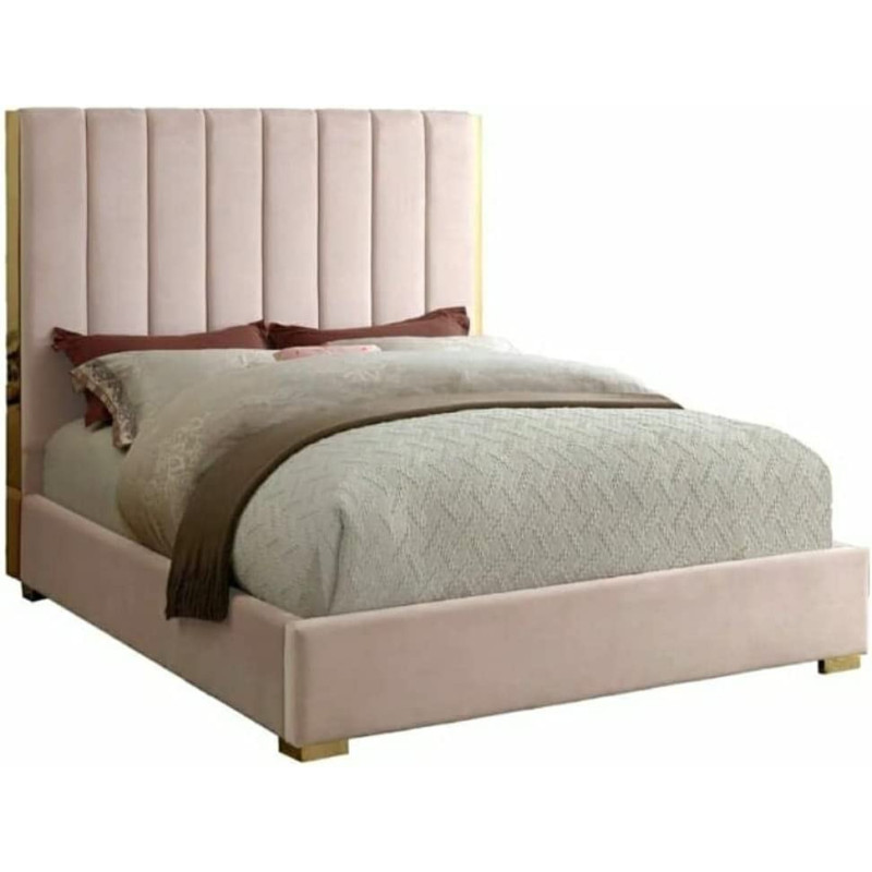 R2R Furniture Vitalrest Comfort Upholstered Bed - Pillow Top Spring Mattress By R2R Super King Size
