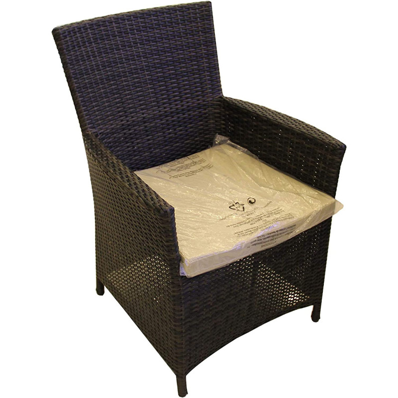 Rattan Dining Chair - Brown/Beige