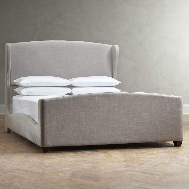 R2R Furniture Alex Upholstered Standard Bed King Size Without Mattress - 180cm X 200cm