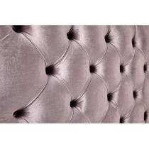 R2R Furniture Alexandra Bed Frame Without Mattress : 160X200 (Queen Size) In Velvet