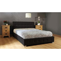 R2R Furniture Aliz Tufted Button Design Bed Queen Size