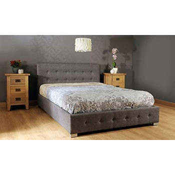 R2R Furniture Aliza Bed Frame With Mattress - king Size 180x200cm