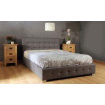 R2R Furniture Aliza Bed Frame With Mattress - king Size 180x200cm