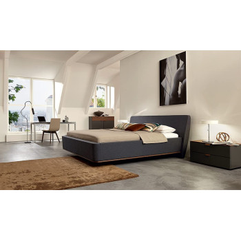 R2R Furniture Allara Comfort Upholstered Bed - Pillow Top Pocket Spring Mattress (With Memory Foam) Queen Size (160cm x 200cm)