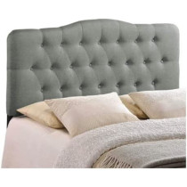 R2R Furniture Arched Tufted Upholstered Bed with Mattress - Queen Size (160cm x 200cm)