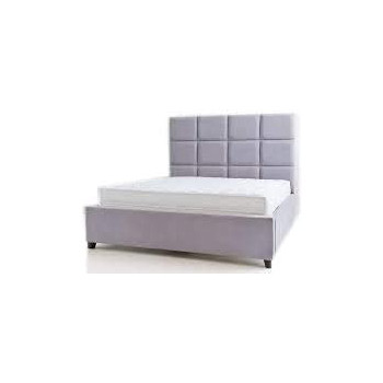 R2R Furniture Artisan Fabric Bed Frame With Mattress King Size(180cmx200cm)