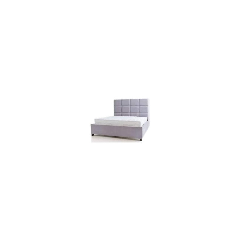 R2R Furniture Artisan Fabric Bed Frame With Mattress King Size(180cmx200cm)