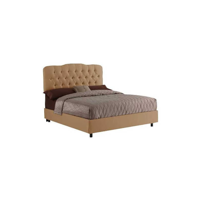 R2R Furniture ATLAS Upholstered Queen size Bed with Headboard & Mattress