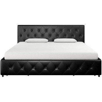 R2R Furniture AVENUE LEATHER BED QUEEN SIZE