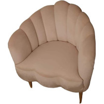 R2R Furniture BABY PINK FLOWER DESIGN CHAIR