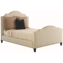 R2R Furniture Barkley Fabric Bed Frame Queen Size