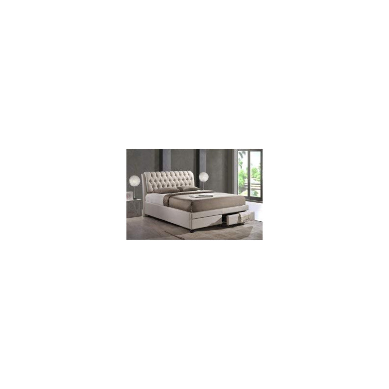 R2R Furniture BAXTON Queensize bed Standard bed with Mattress