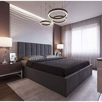 R2R Furniture Bed Stripe Design _Furniture King Size