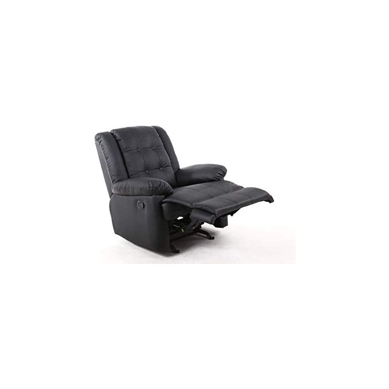 R2R Furniture Black Recliner Chair