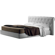 R2R Furniture BLUEMOON FAUX LEATHER BED KING SIZE