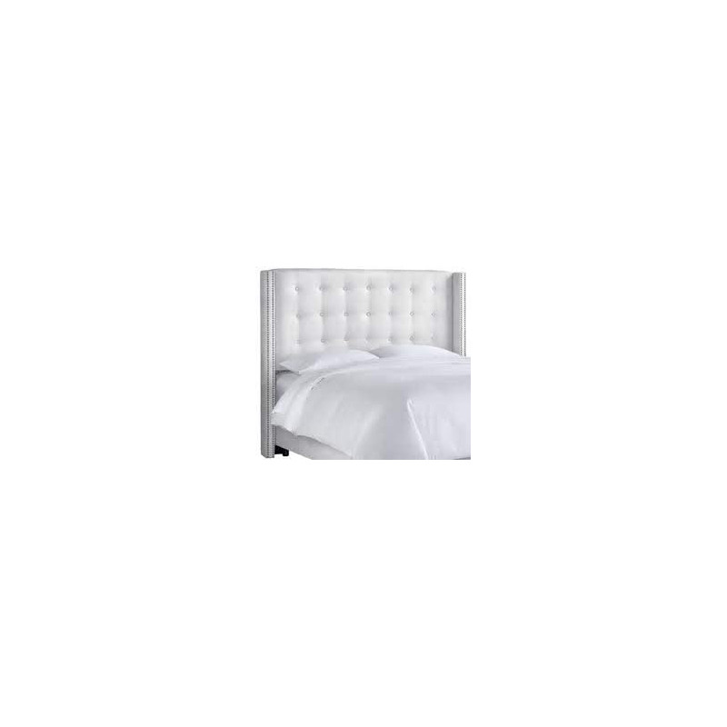 R2R Furniture BUTTON BACK Queen size bed with Mattress