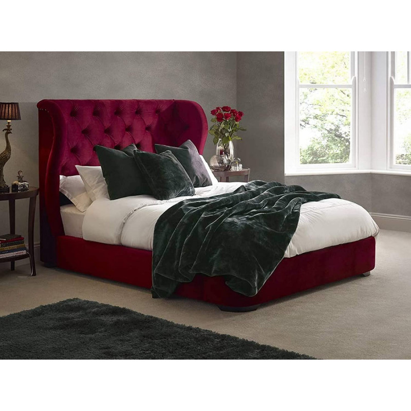R2R Furniture CADENCE RED BED QUEEN SIZE