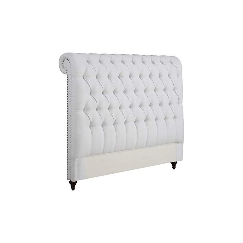 R2R Furniture Cal King Size Headboard With Silver Studs - King size