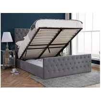 R2R Furniture Callotte Square Bed Frame -KING