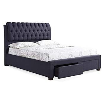 R2R Furniture CASSY UPHOLSTERED BED QUEEN SIZE