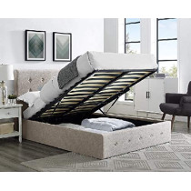 R2R Furniture CHANNEL CREAM KING SIZE