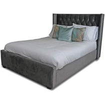 R2R Furniture Cinderella Queen size bed with Mattress (160x200)