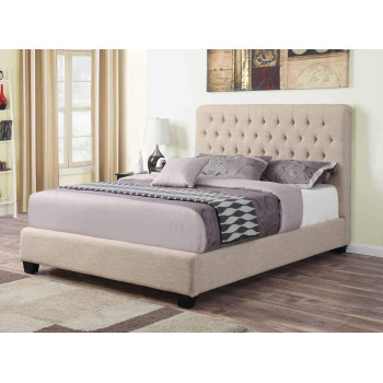 R2R Furniture Coaster Furnishings Upholstered With Mattress : Super King Size (200X200)