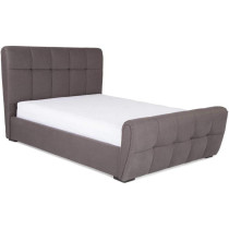 R2R Furniture CORA upholstered Queen size bed with Gas-lift up Storage & Mattress (160x200cm)