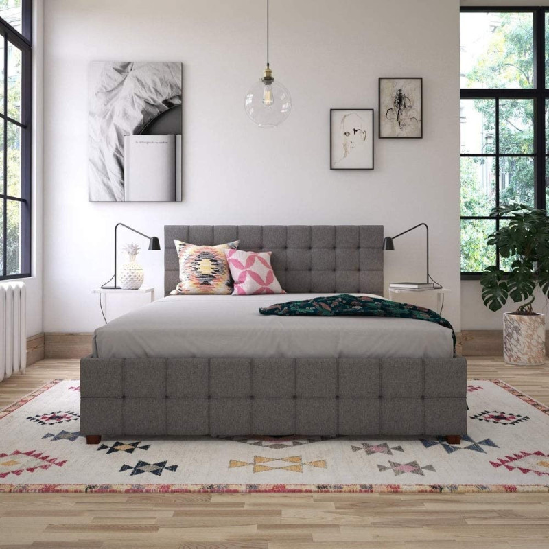 R2R Furniture COSMO ELLIE UPHOLSTERED BED KING SIZE