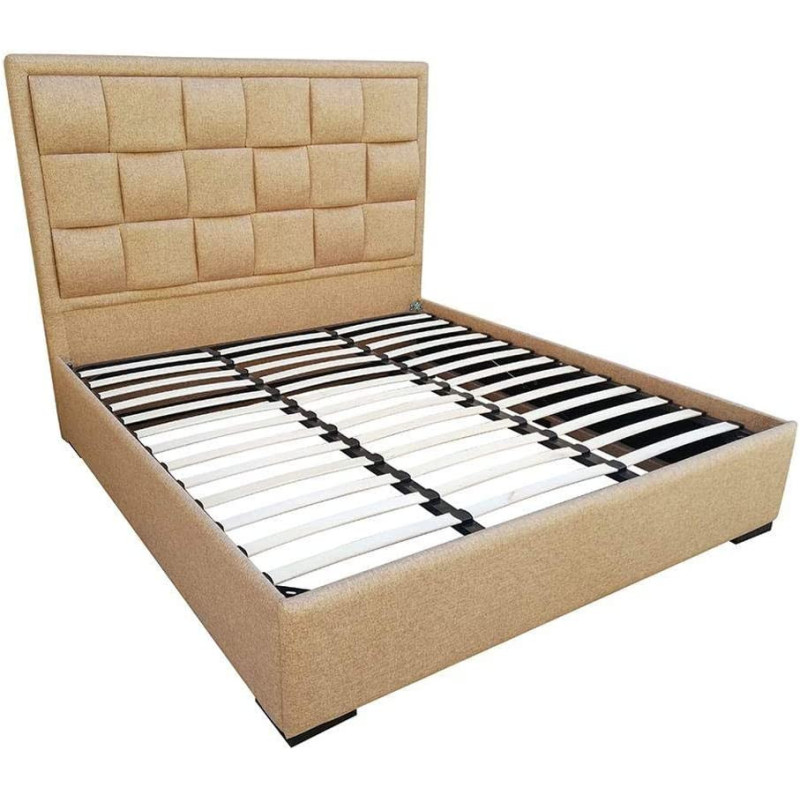 R2R Furniture Curved Tufted Design Bed-Queen