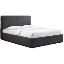 R2R Furniture Dane Storage Queen Bed (BLACK)
