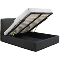 R2R Furniture Dane Storage Queen Bed (BLACK)