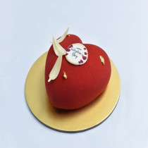 Heart Shape Chocolate cake